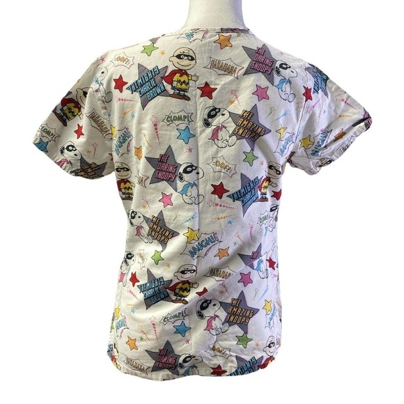 Peanuts Medical scrub top sz xs - Picture 2 of 9